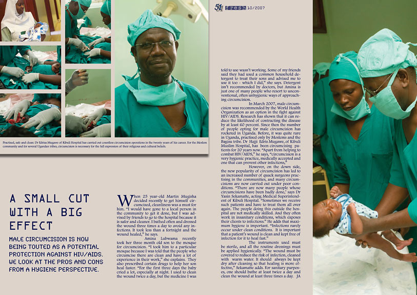 page 2 of Fresh magazine on sanitation and hygiene in Uganda