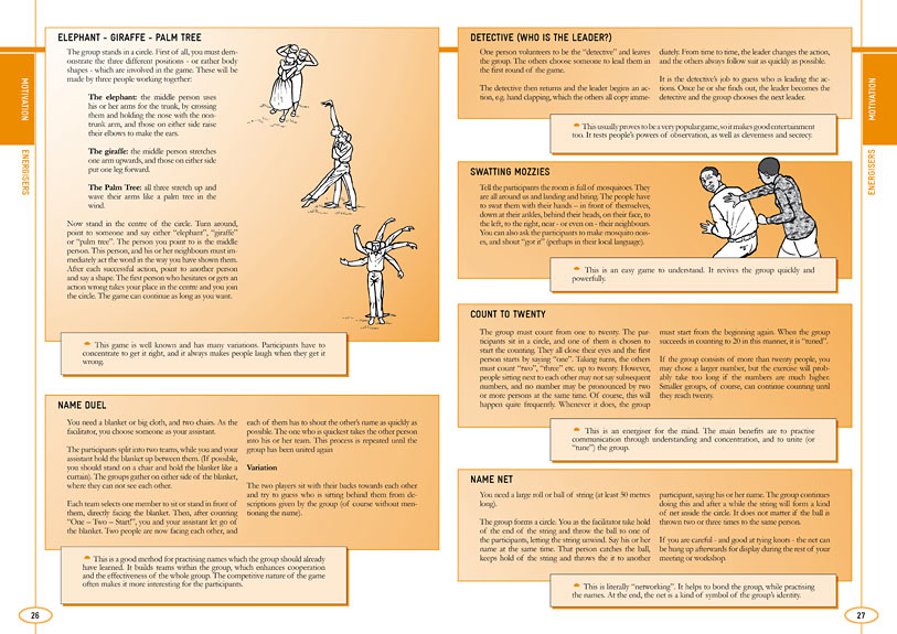 pages of youth social work methods handbook