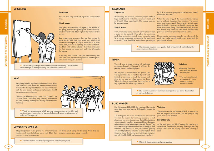 pages of youth social work methods handbook