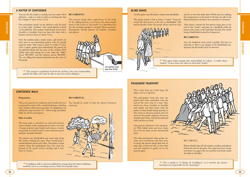 pages of youth social work methods handbook