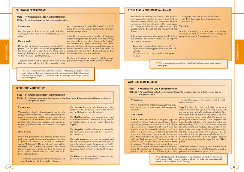 pages of youth social work methods handbook