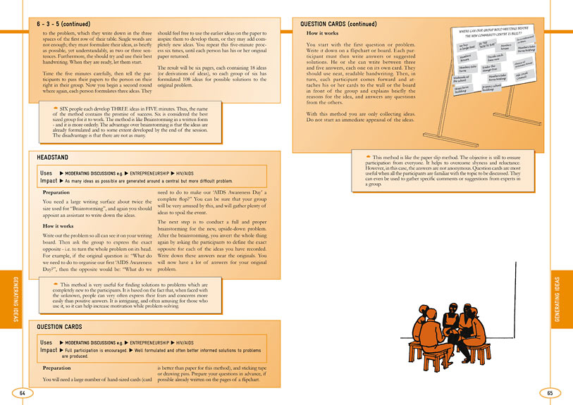 pages of youth social work methods handbook