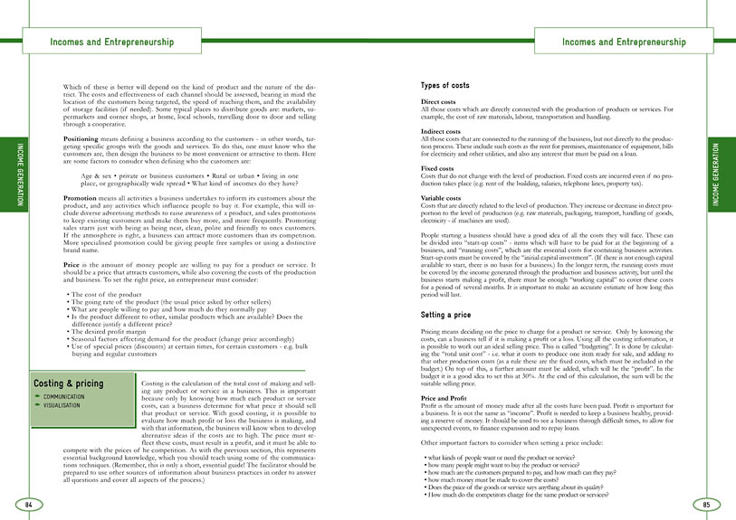 pages of youth social work methods handbook