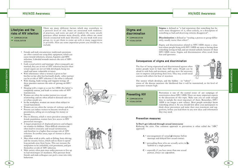 pages of youth social work methods handbook
