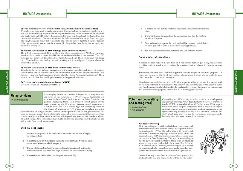 pages of youth social work methods handbook