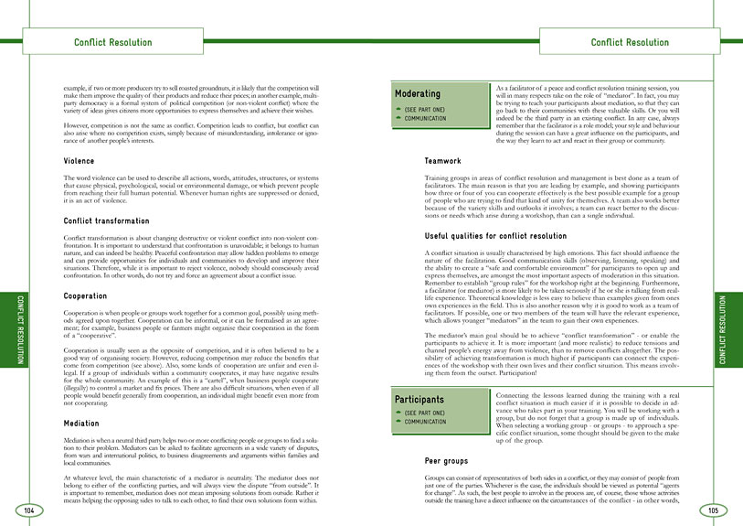 pages of youth social work methods handbook