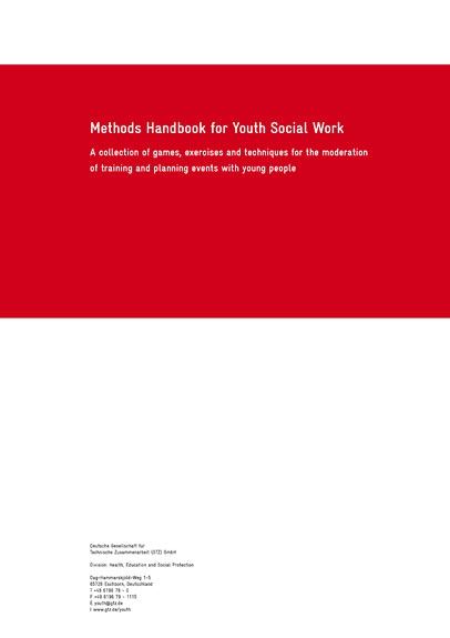 pages of youth social work methods handbook