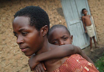families in the HIV/AIDS memory book project, Uganda