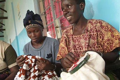 families in the HIV/AIDS memory book project, Uganda