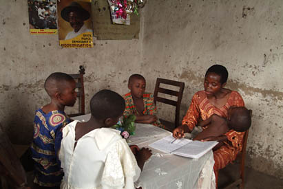 families in the HIV/AIDS memory book project, Uganda
