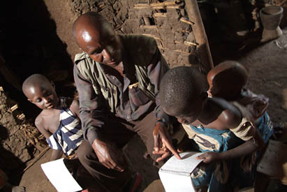 families in the HIV/AIDS memory book project, Uganda