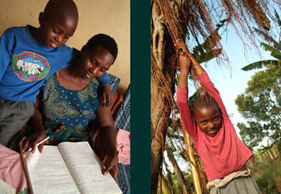 families in the HIV/AIDS memory book project, Uganda