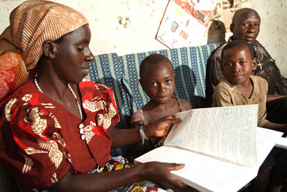 families in the HIV/AIDS memory book project, Uganda