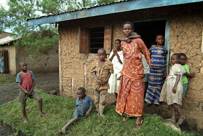 families in the HIV/AIDS memory book project, Uganda