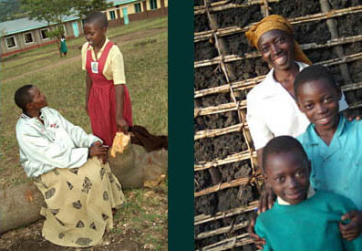 families in the HIV/AIDS memory book project, Uganda